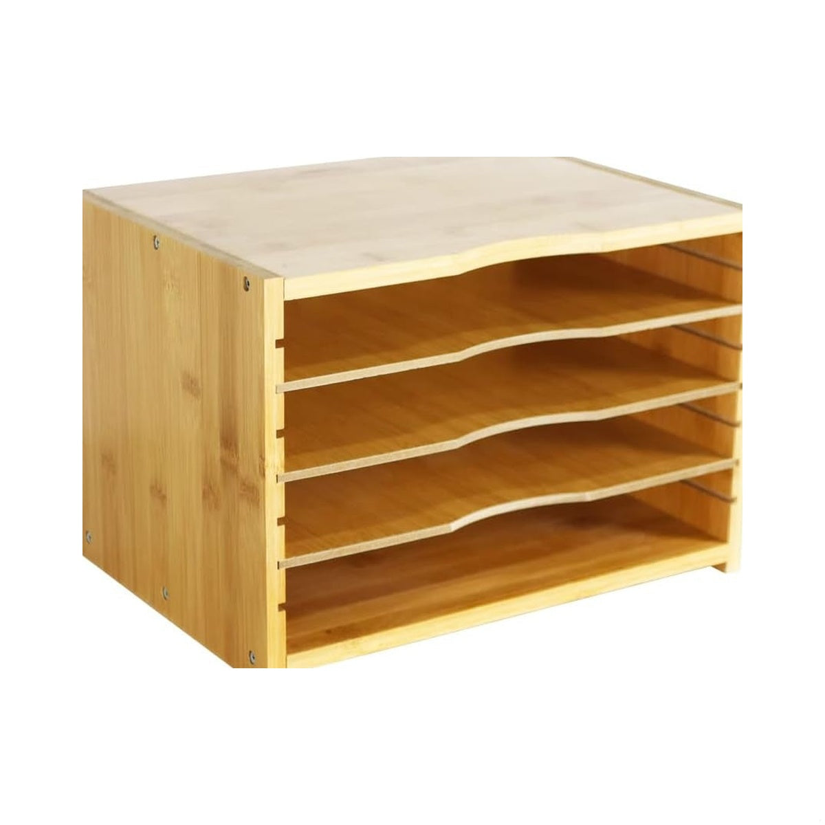 Organizador de escritorio de bambú